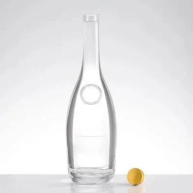 500ml (17oz) Bar Top Round Glass Bottle For Wine high quality