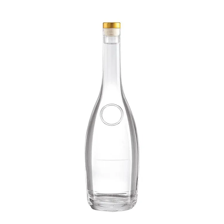 500ml (17oz) Bar Top Round Glass Bottle For Wine factory